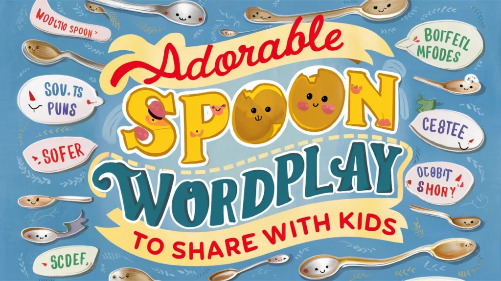 Adorable Spoon Wordplay to Share with Kids