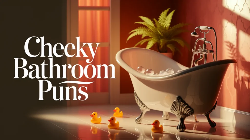 Cheeky Bathroom Puns