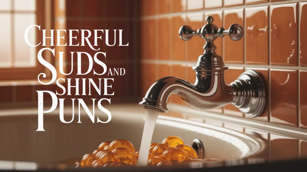 Cheerful Suds and Shine Puns
