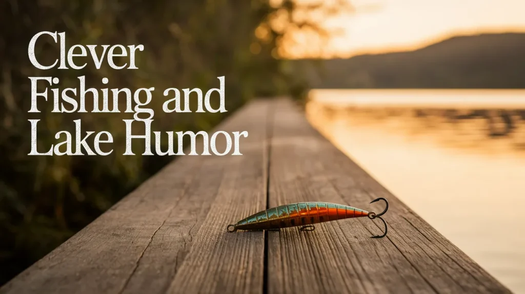 Clever Fishing and Lake Humor