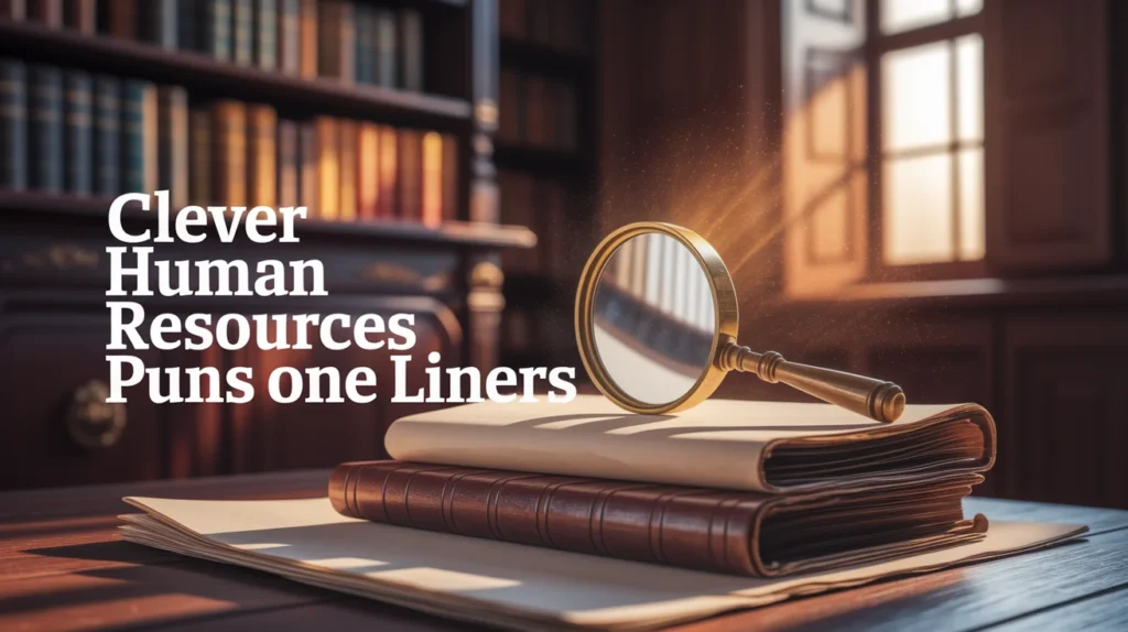 Clever human resources puns one liners