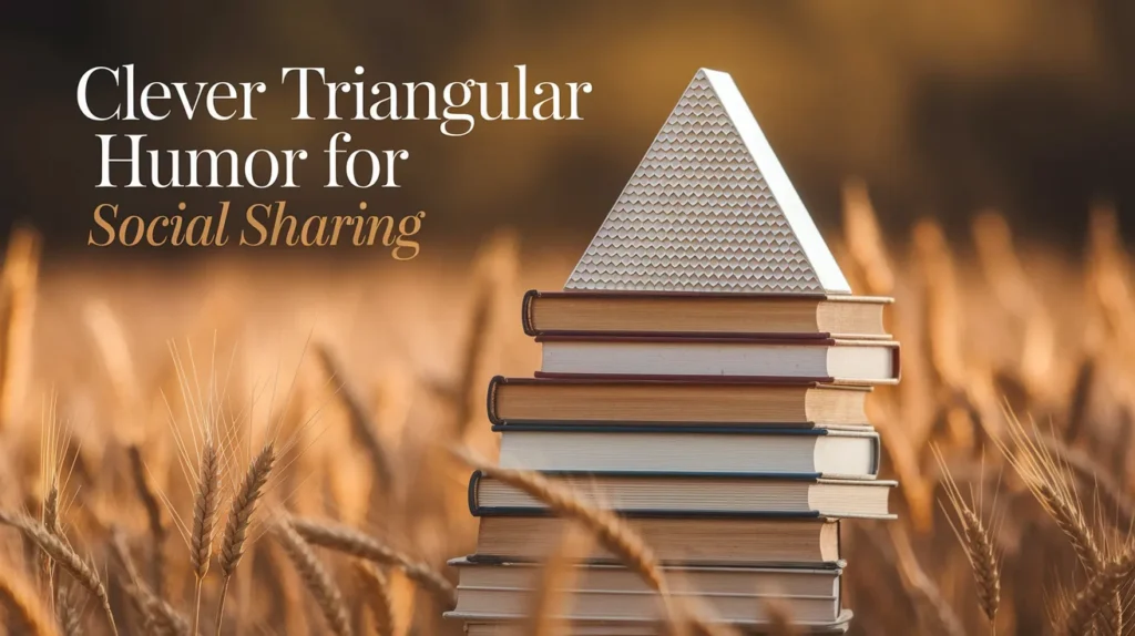 Clever Triangular Humor for Social Sharing