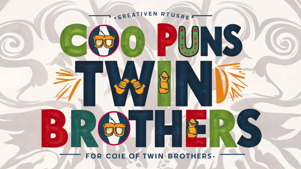 Cool puns for twin brothers