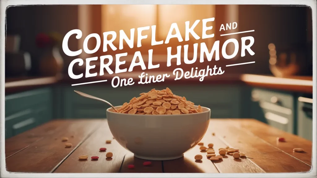 Cornflake and Cereal Humor One Liner Delights
