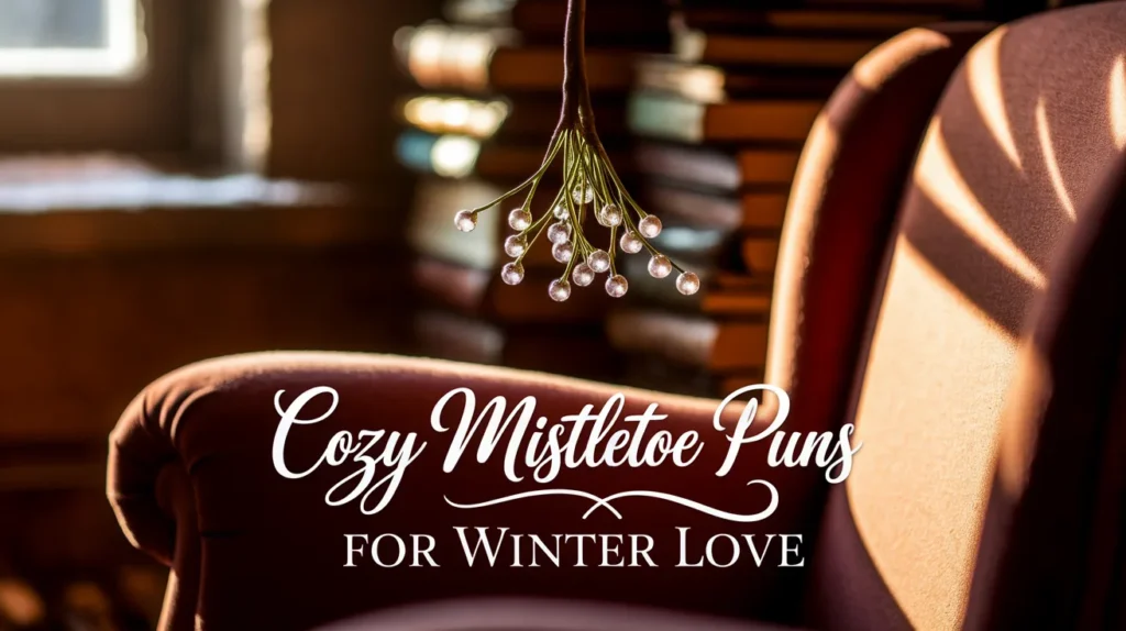 Cozy Mistletoe Puns for Winter Love