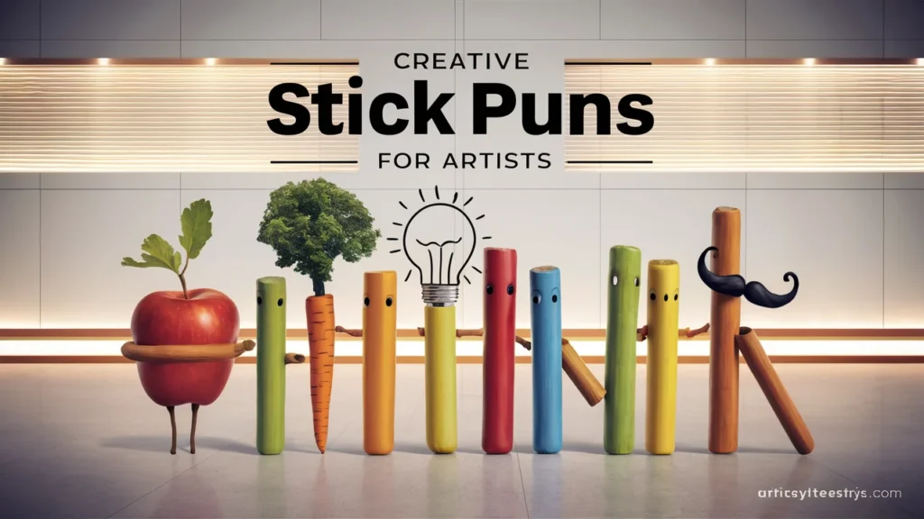 Creative Stick Puns for Artists