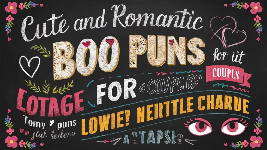 Cute and Romantic Boo Puns for Couples