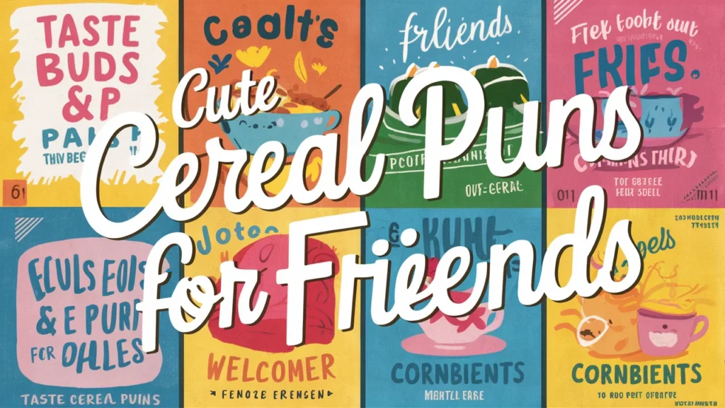 Cute Cereal Puns for Friends