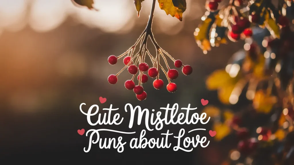 Cute Mistletoe Puns About Love