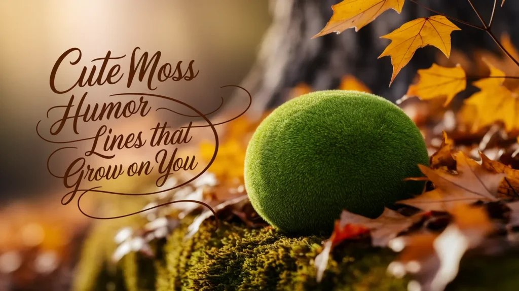 Cute Moss Humor Lines That Grow on You