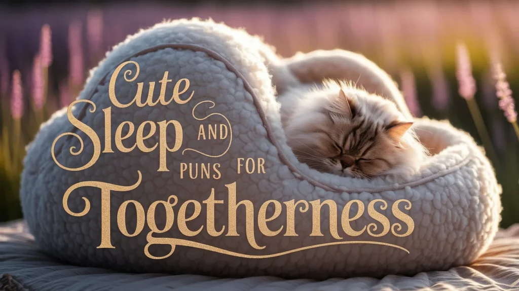 Cute Sleep and Bed Puns for Togetherness
