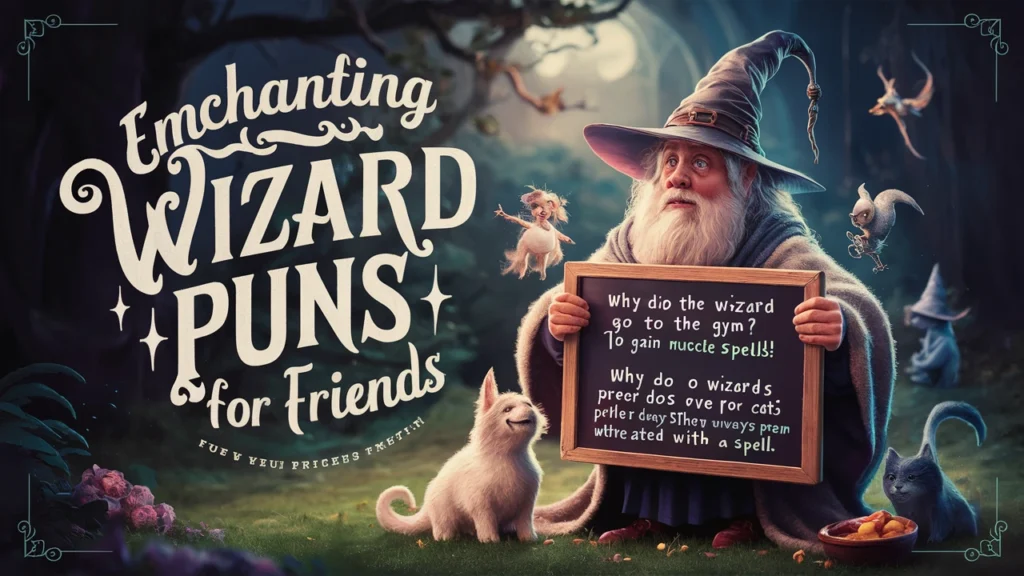 Enchanting Wizard Puns for Friends