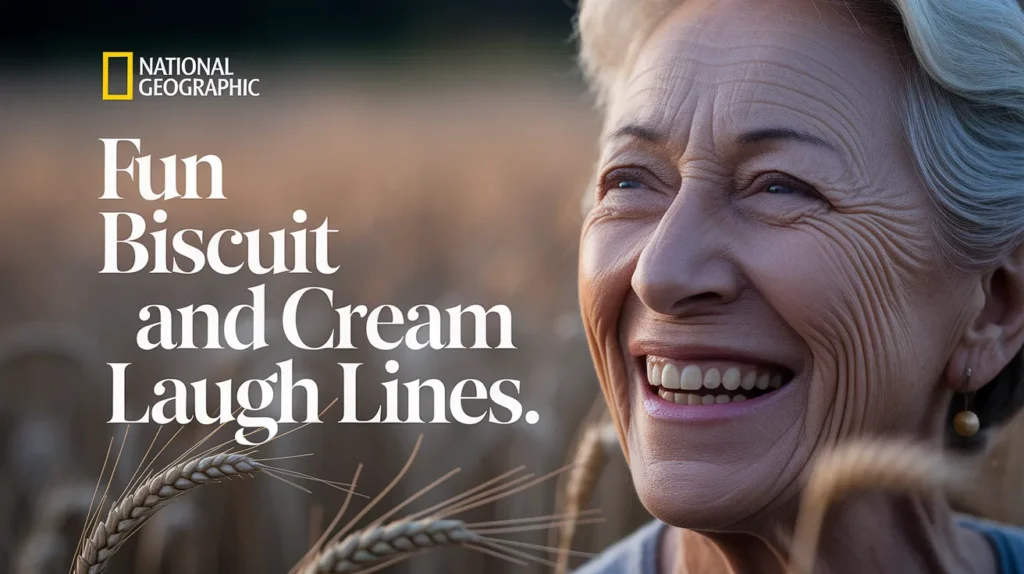 Fun Biscuit and Cream Laugh Lines