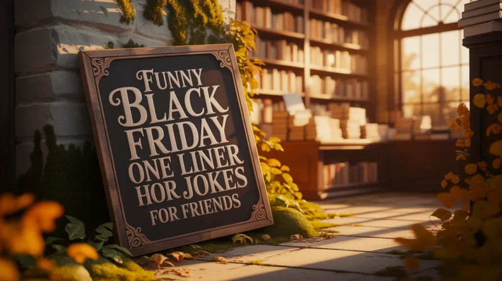 Funny Black Friday One Liner Jokes for Friends