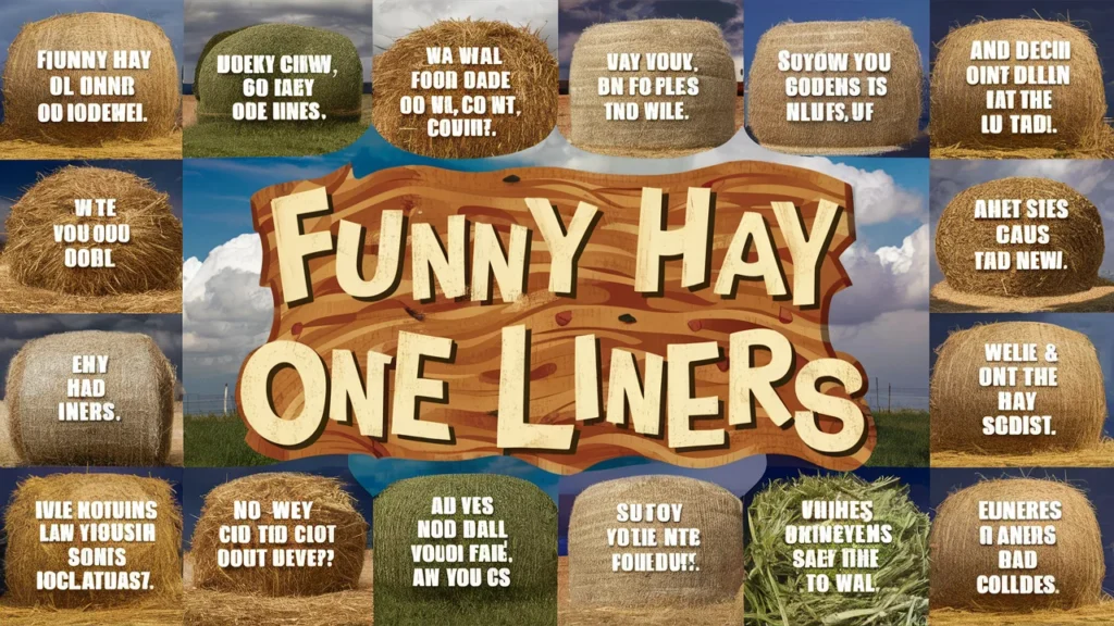 Funny Hay One Liners