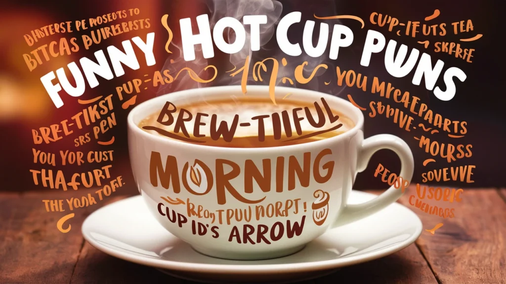 Funny Hot Cup Puns To Heat Up Your Mood