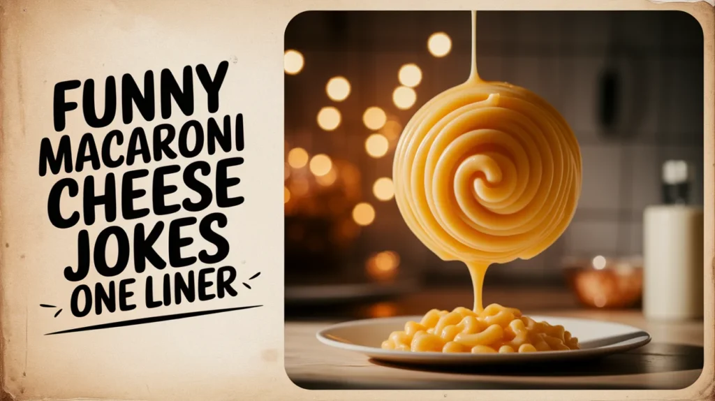 Funny Macaroni Cheese Jokes One Liner
