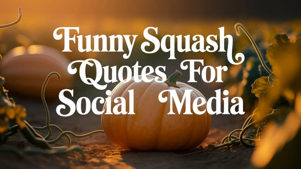 Funny Squash Quotes for Social Media