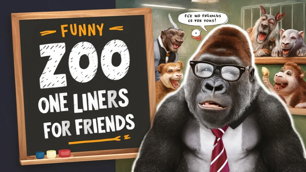 Funny Zoo One Liners for Friends