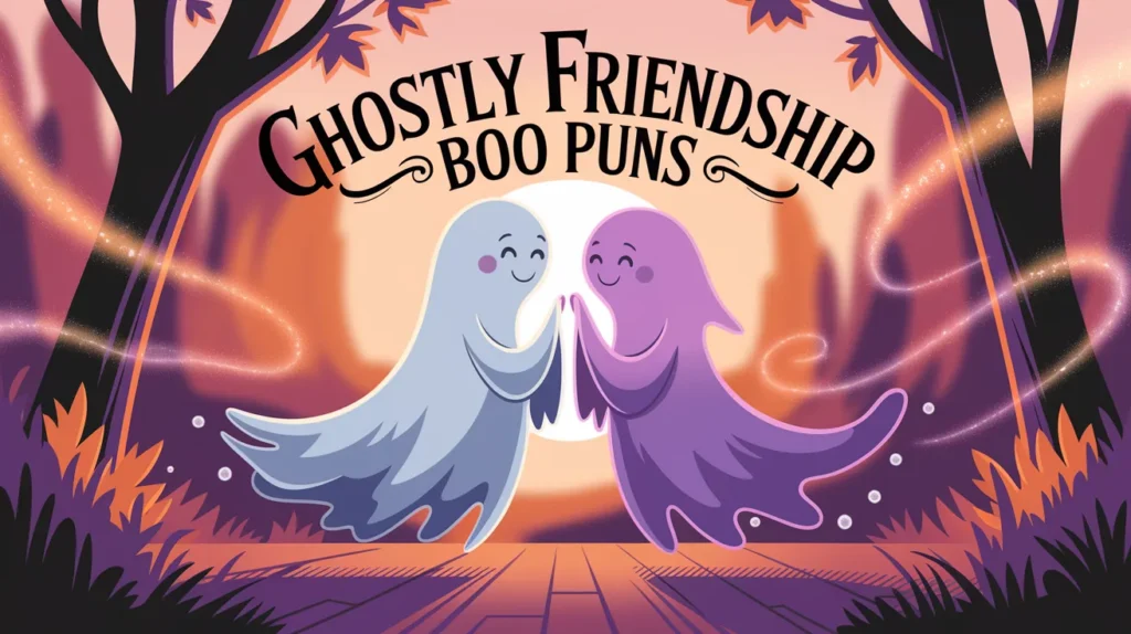 Ghostly Friendship Boo Puns