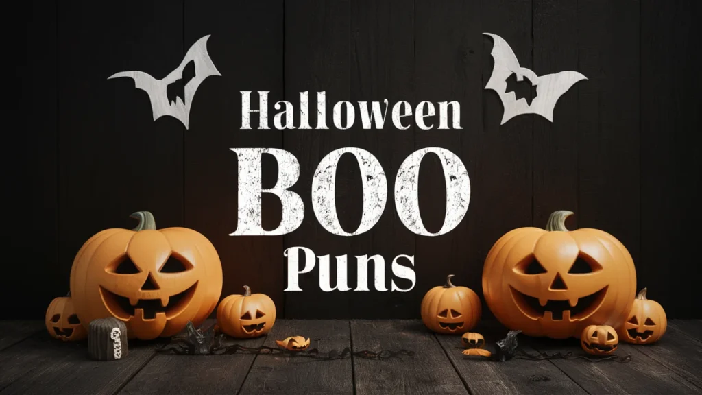 Halloween Boo Puns for Party Captions