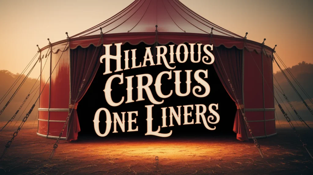 Hilarious Circus One Liners