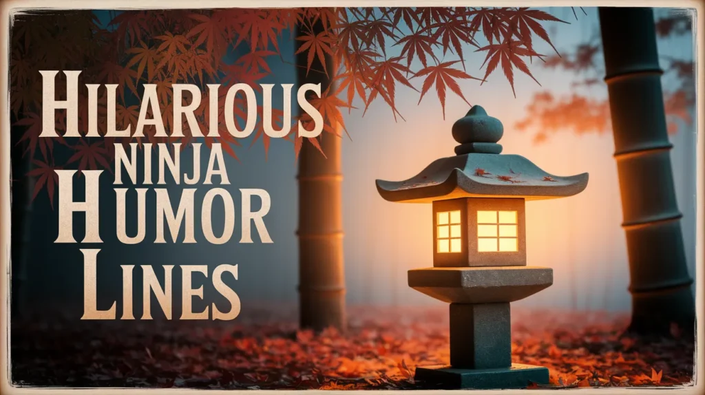 Hilarious Ninja Humor Lines