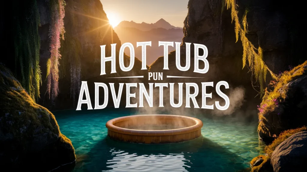 Hot Tub Pun Adventures