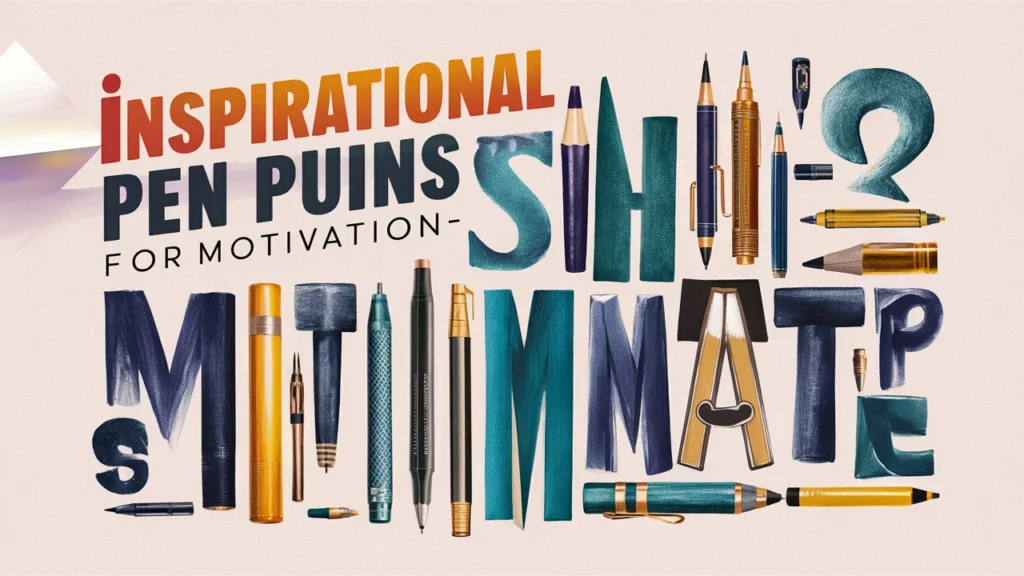 Inspirational Pen Puns for Motivation