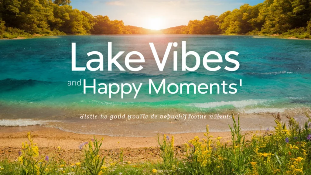 Lake Vibes and Happy Moments