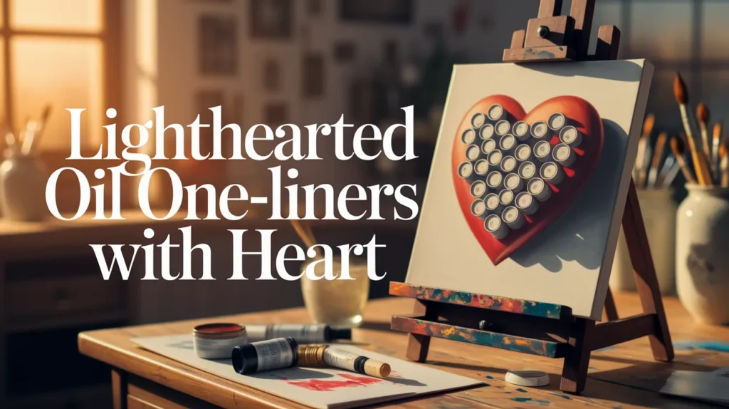Lighthearted Oil One-Liners with Heart