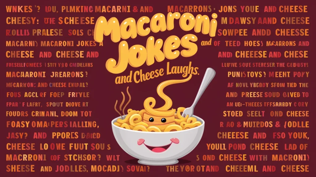 Macaroni Jokes and Cheese Laughs