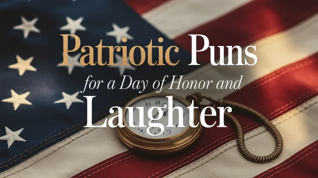 Patriotic Puns for a Day of Honor and Laughter