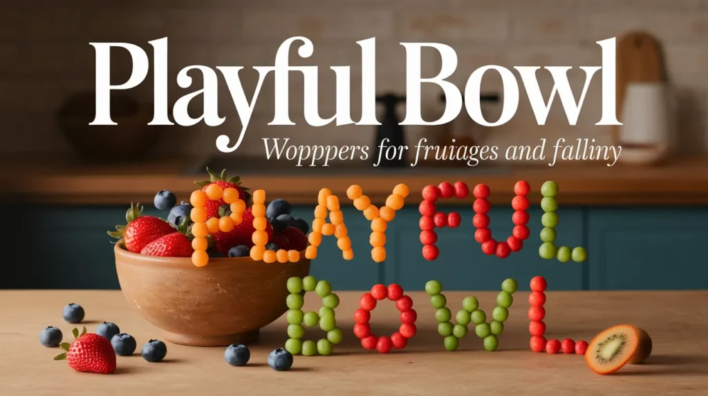 Playful Bowl Wordplay for Friends and Family