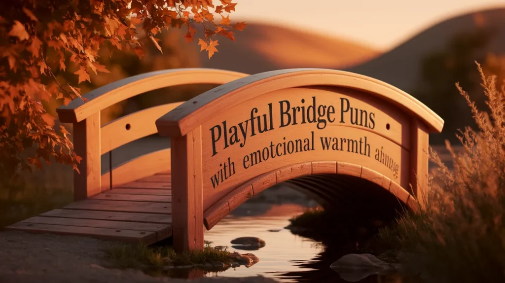 Playful Bridge Puns with Emotional Warmth