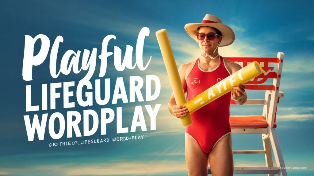Playful Lifeguard Wordplay