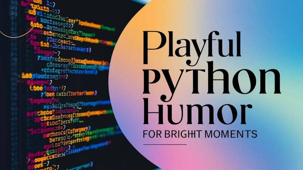 Playful Python Humor for Bright Moments