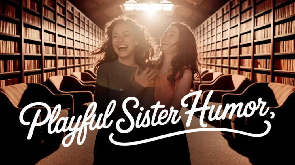 Playful Sister Humor