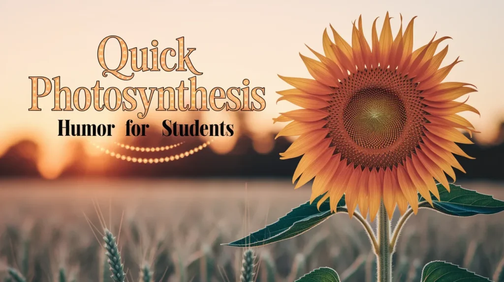 Quick Photosynthesis Humor for Students