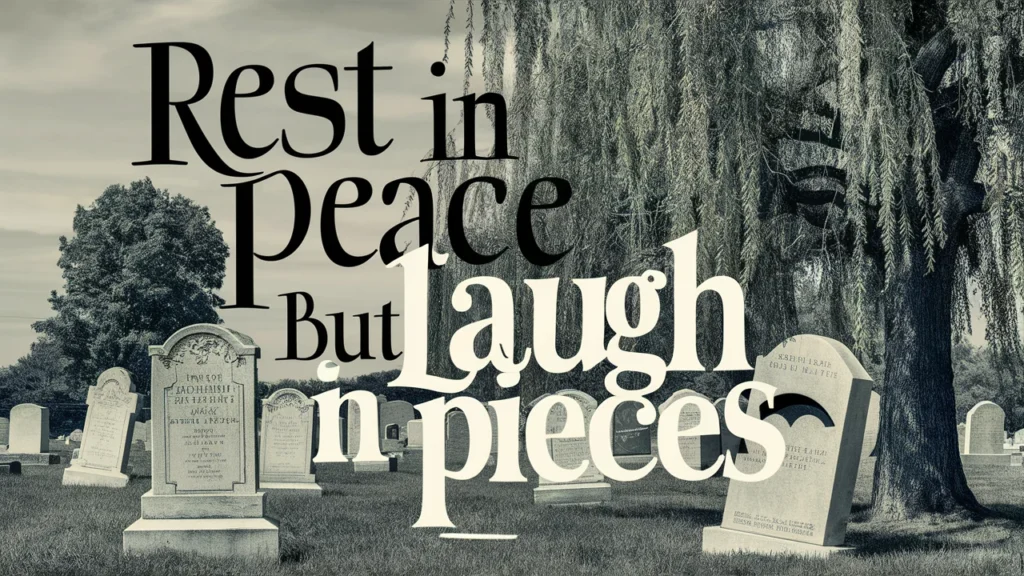 Rest in Peace but Laugh in Pieces