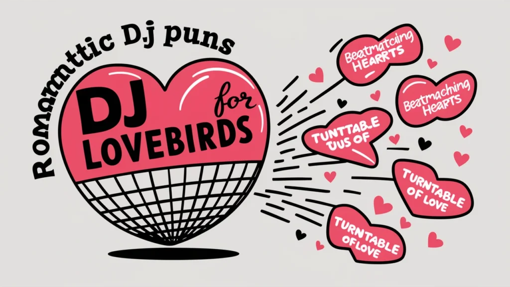 Romantic DJ Puns for Lovebirds