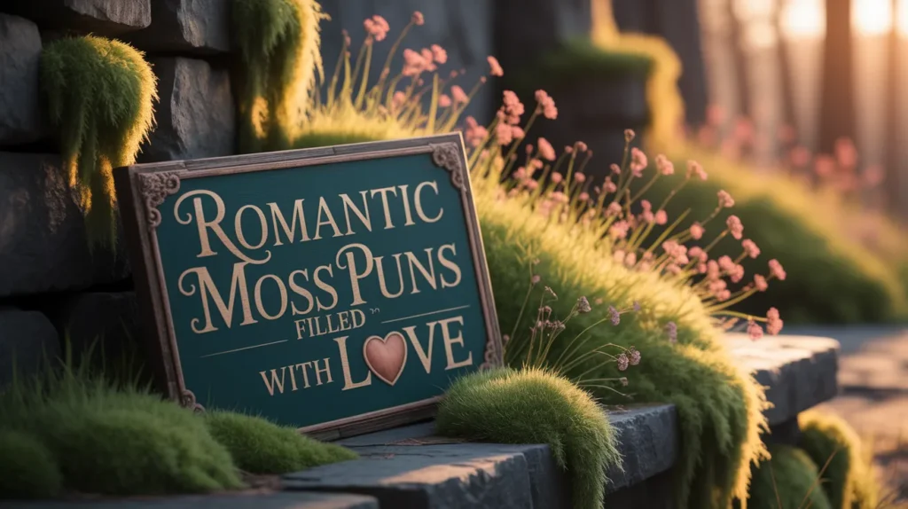 Romantic Moss Puns Filled with Love
