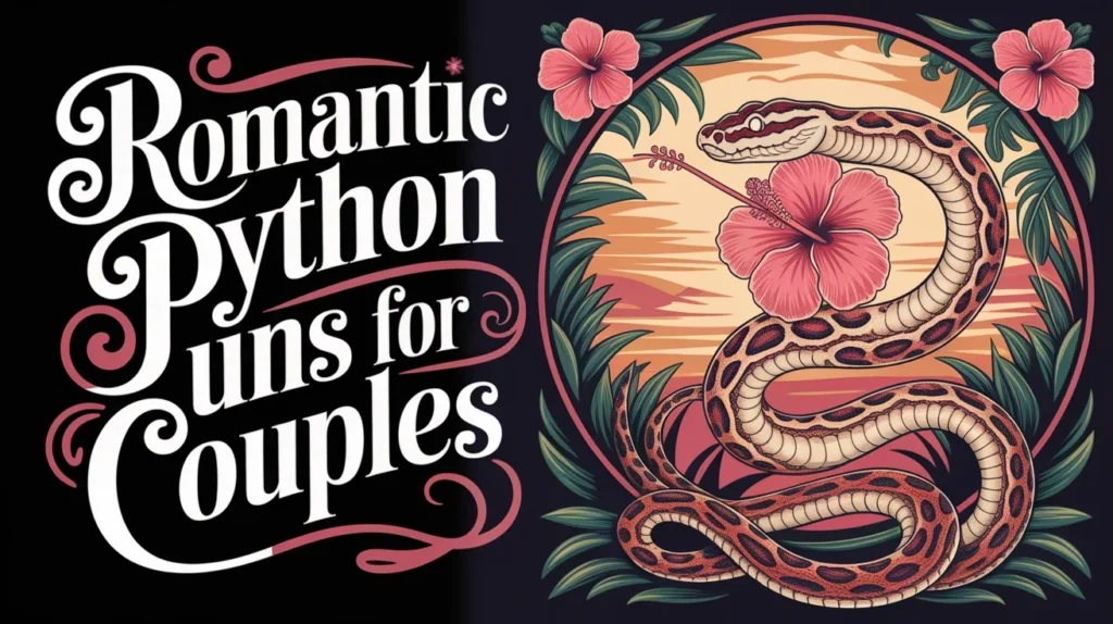 Romantic Python Puns for Couples