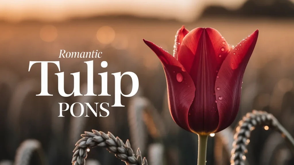 Romantic Tulip Puns