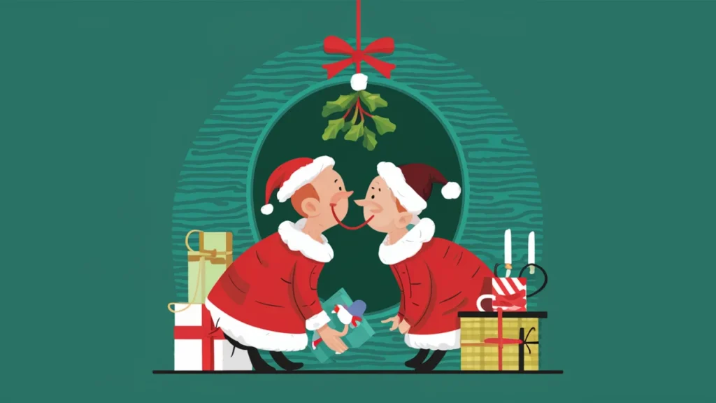 Seasonal Mistletoe Humor