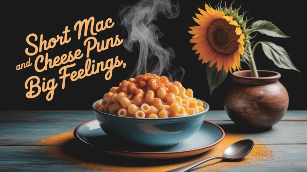 Short Mac and Cheese Puns with Big Feelings