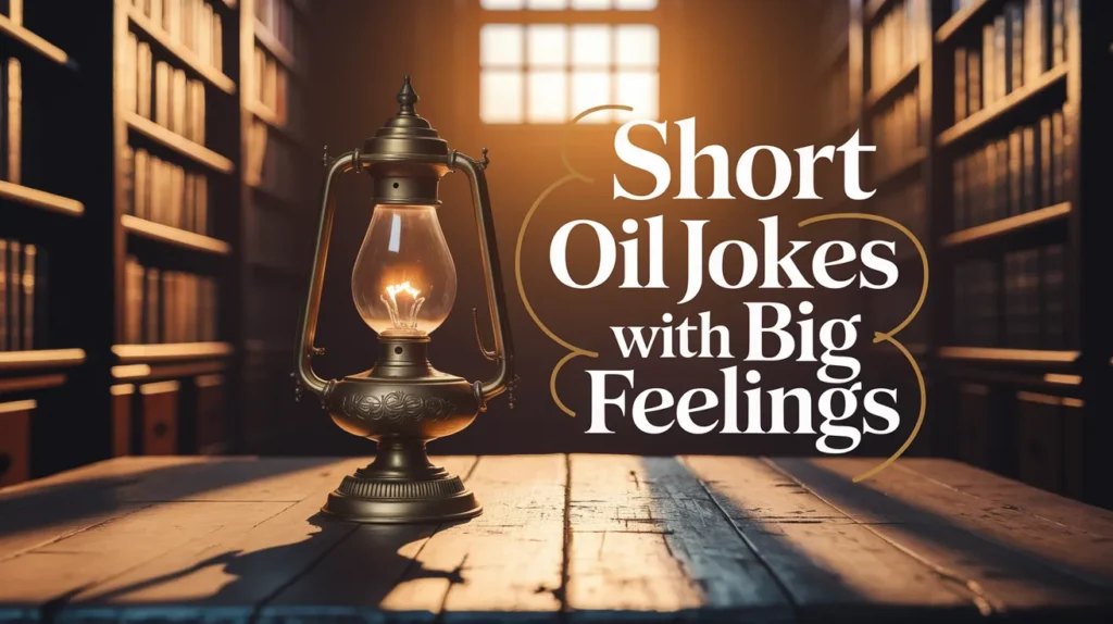 Short Oil Jokes with Big Feelings