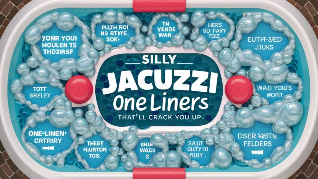 Silly Jacuzzi One Liners That’ll Crack You Up