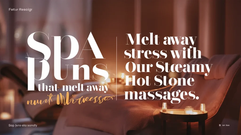 Spa Puns That Melt Away Stress