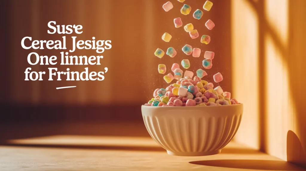 Sweet Cereal Jokes One Liner for Friends